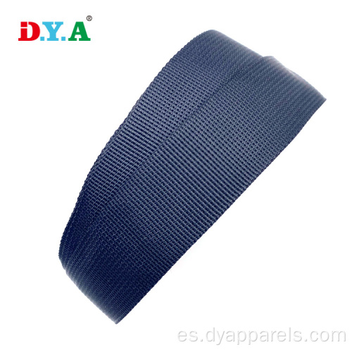 Stock grande de 40 mm de cinta de nylon negra